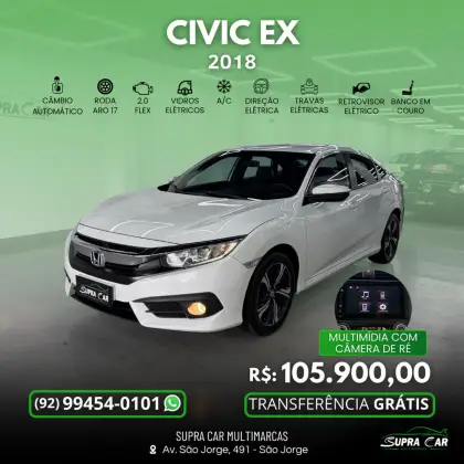 HONDA CIVIC 2.0 16V FLEXONE EX 4P CVT HONDA CIVIC 2.0 16V FLEXONE EX 4P CVT