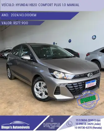 HYUNDAI HB20 1.0 12V FLEX COMFORT MANUAL