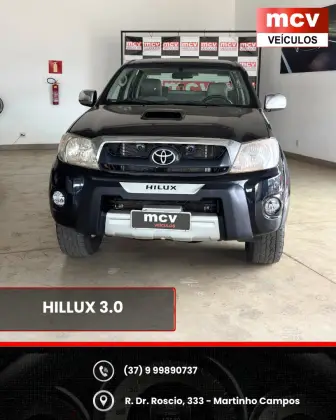 TOYOTA HILUX 3.0 SRV 4X4 CD 16V TURBO INTERCOOLER DIESEL 4P AUTOMÁTICO TOYOTA HILUX 3.0 SRV 4X4 CD 16V TURBO INTERCOOLER DIESEL 4P AUTOMÁTICO
