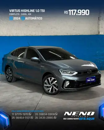VOLKSWAGEN VIRTUS 1.0 200 TSI HIGHLINE AUTOMÁTICO