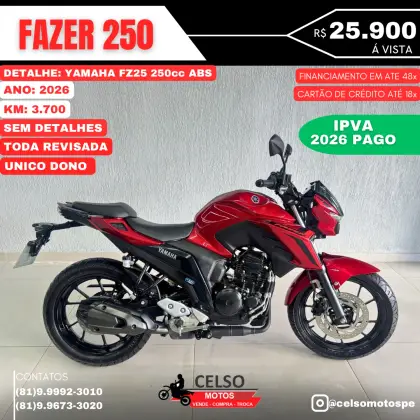 YAMAHA FZ25 FAZER CONNECTED ABS YAMAHA FZ25 FAZER CONNECTED ABS