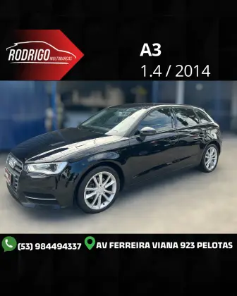AUDI A3 1.4 TFSI SPORTBACK 16V GASOLINA 4P S-TRONIC AUDI A3 1.4 TFSI SPORTBACK 16V GASOLINA 4P S-TRONIC