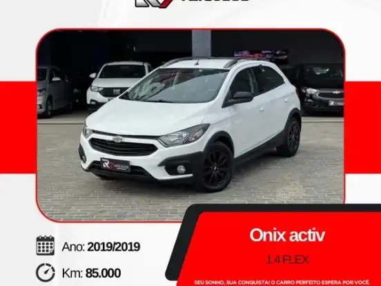 CHEVROLET-ONIX-1.4 MPFI ACTIV 8V FLEX 4P AUTOMÁTICO CHEVROLET-ONIX-2019