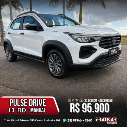 FIAT PULSE 1.3 FLEX DRIVE MANUAL FIAT PULSE 1.3 FLEX DRIVE MANUAL