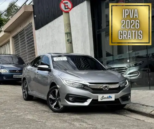 HONDA CIVIC 1.5 16V TURBO GASOLINA TOURING 4P CVT