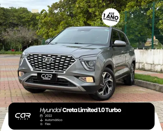 HYUNDAI CRETA 1.0 TGDI FLEX LIMITED AUTOMÁTICO HYUNDAI CRETA 1.0 TGDI FLEX LIMITED AUTOMÁTICO