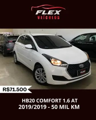 HYUNDAI HB20 1.6 COMFORT PLUS 16V FLEX 4P AUTOMÁTICO HYUNDAI HB20 1.6 COMFORT PLUS 16V FLEX 4P AUTOMÁTICO