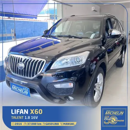 LIFAN X60 1.8 TALENT 16V GASOLINA 4P MANUAL LIFAN X60 1.8 TALENT 16V GASOLINA 4P MANUAL