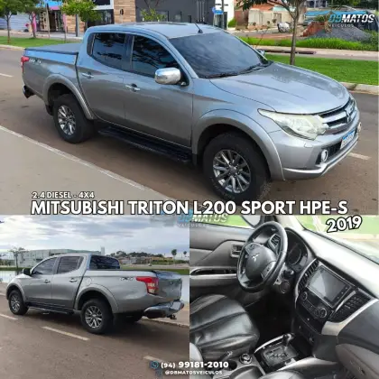 MITSUBISHI L200 TRITON 2.4 16V TURBO DIESEL SPORT HPE-S CD 4P 4X4 AUTOMÁTICO MITSUBISHI L200 TRITON 2.4 16V TURBO DIESEL SPORT HPE-S CD 4P 4X4 AUTOMÁTICO