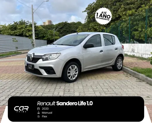 RENAULT SANDERO 1.0 12V SCE FLEX LIFE MANUAL