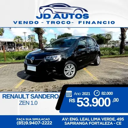 RENAULT SANDERO 1.0 12V SCE FLEX ZEN MANUAL