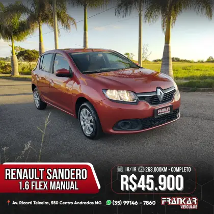 RENAULT SANDERO 1.6 16V SCE FLEX EXPRESSION MANUAL