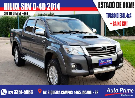 TOYOTA HILUX 3.0 SRV 4X4 CD 16V TURBO INTERCOOLER DIESEL 4P AUTOMÁTICO