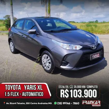 TOYOTA YARIS 1.5 16V FLEX XL MULTIDRIVE TOYOTA YARIS 1.5 16V FLEX XL MULTIDRIVE