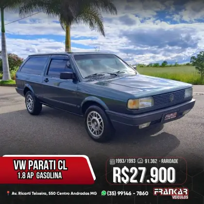 VOLKSWAGEN PARATI 1.8 CL 8V GASOLINA 2P MANUAL