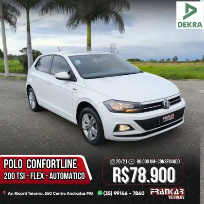 VOLKSWAGEN POLO 1.0 200 TSI COMFORTLINE AUTOMÁTICO VOLKSWAGEN POLO 1.0 200 TSI COMFORTLINE AUTOMÁTICO