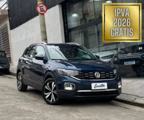 VOLKSWAGEN T-CROSS 1.4 250 TSI TOTAL FLEX HIGHLINE AUTOMÁTICO VOLKSWAGEN T-CROSS 1.4 250 TSI TOTAL FLEX HIGHLINE AUTOMÁTICO