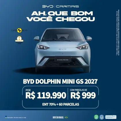 BYD DOLPHIN MINI 38 KW ELÉTRICO GS BYD DOLPHIN MINI 38 KW ELÉTRICO GS