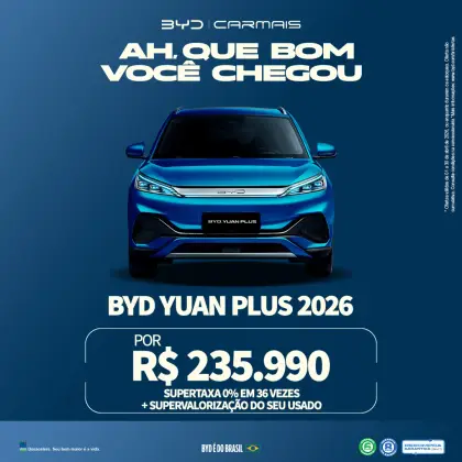 BYD YUAN PLUS 60,8 KW ELÉTRICO