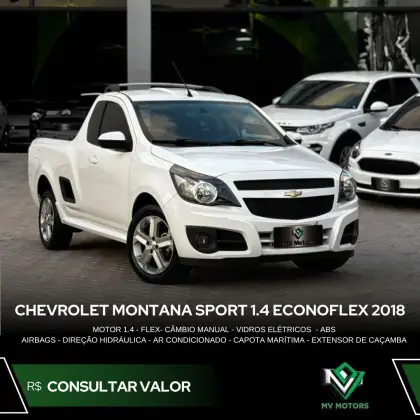 CHEVROLET MONTANA 1.4 MPFI SPORT CS 8V FLEX 2P MANUAL