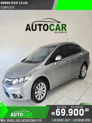 HONDA CIVIC 1.8 LXS 16V FLEX 4P AUTOMÁTICO