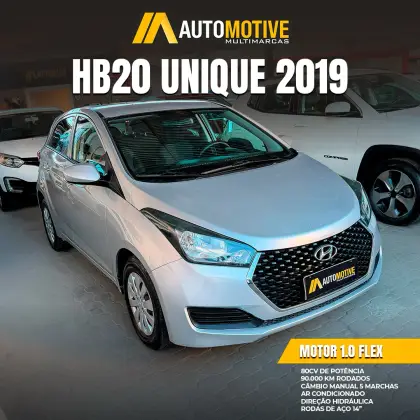 HYUNDAI HB20 1.0 UNIQUE 12V FLEX 4P MANUAL