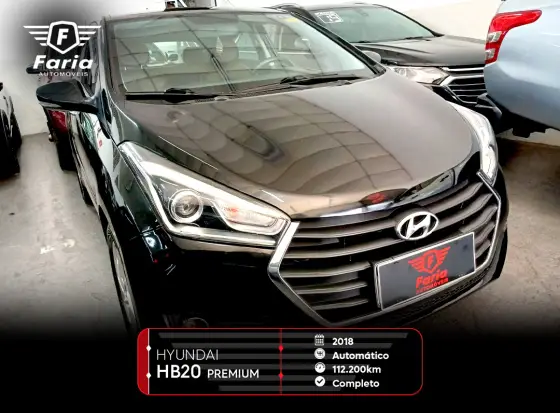 HYUNDAI HB20 1.6 PREMIUM 16V FLEX 4P AUTOMÁTICO