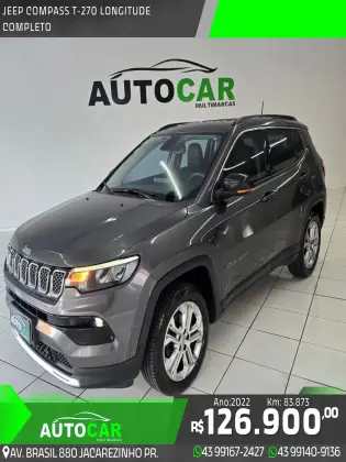 JEEP COMPASS 1.3 T270 TURBO FLEX LONGITUDE AT6