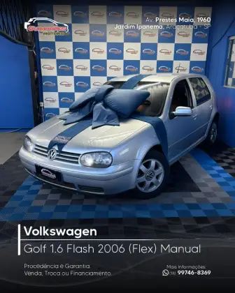VOLKSWAGEN GOLF 1.6 MI FLASH 8V FLEX 4P MANUAL
