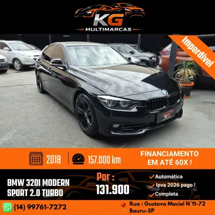 BMW 320i 2.0 M SPORT GP 16V TURBO ACTIVE FLEX 4P AUTOMÁTICO