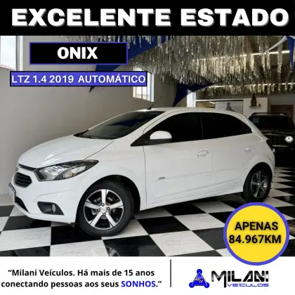 CHEVROLET ONIX 1.4 MPFI LTZ 8V FLEX 4P AUTOMÁTICO