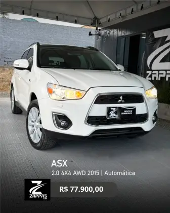 MITSUBISHI ASX 2.0 4X4 AWD 16V GASOLINA 4P AUTOMÁTICO MITSUBISHI ASX 2.0 4X4 AWD 16V GASOLINA 4P AUTOMÁTICO