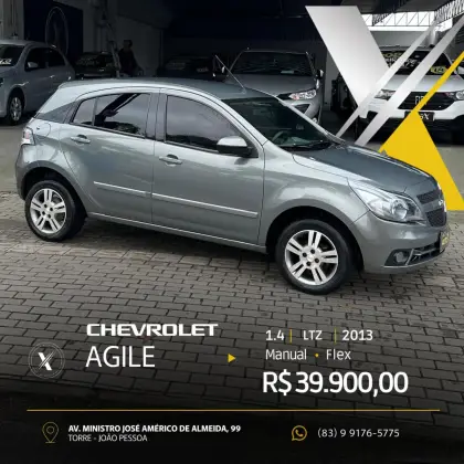 CHEVROLET AGILE 1.4 MPFI LTZ 8V FLEX 4P MANUAL