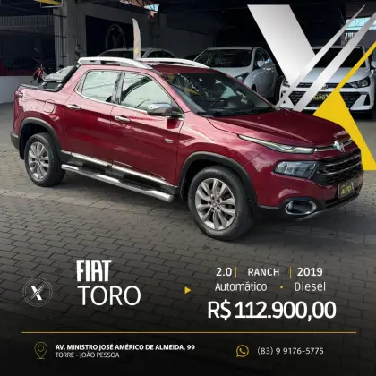 FIAT TORO 2.0 16V TURBO DIESEL RANCH 4WD AT9