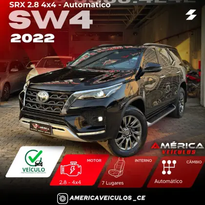 TOYOTA HILUX SW4 2.8 D-4D TURBO DIESEL SRX 4X4 AUTOMÁTICO
