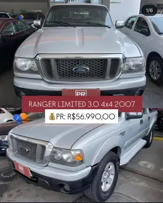 FORD RANGER 3.0 LIMITED 16V 4X4 CD DIESEL 4P MANUAL