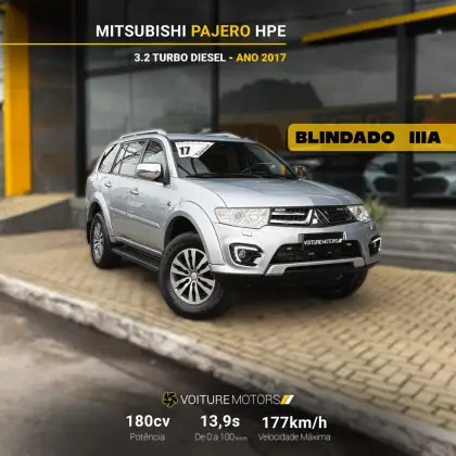 MITSUBISHI PAJERO 3.2 HPE 4X4 7 LUGARES 16V TURBO INTERCOOLER DIESEL 4P AUTOMÁTICO MITSUBISHI PAJERO 3.2 HPE 4X4 7 LUGARES 16V TURBO INTERCOOLER DIESEL 4P AUTOMÁTICO