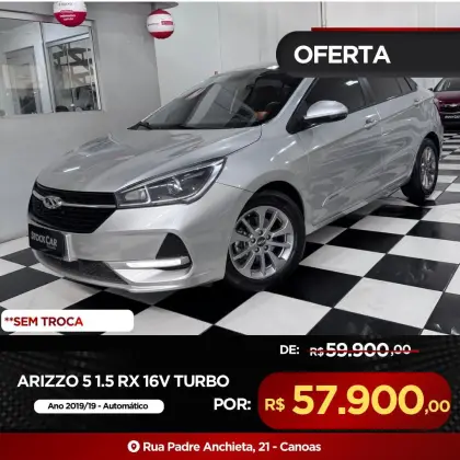 CAOA CHERY ARRIZO 5 1.5 VVT TURBO iFLEX RX CVT