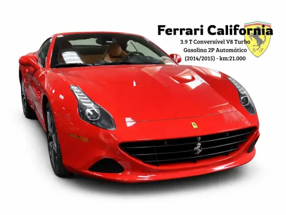 FERRARI CALIFORNIA 3.9 T CONVERSÍVEL V8 TURBO GASOLINA 2P AUTOMÁTICO