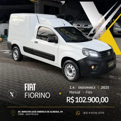 FIAT FIORINO 1.4 MPI FURGÃO ENDURANCE 8V FLEX 2P MANUAL