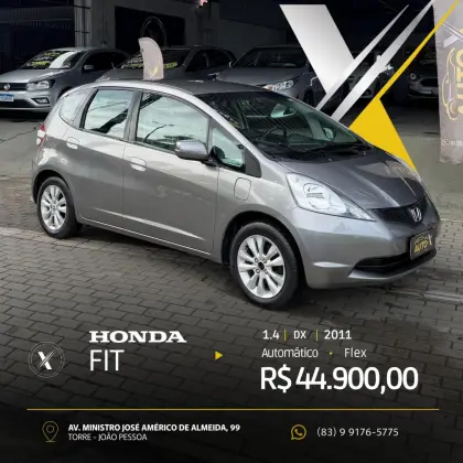 HONDA FIT 1.4 DX 16V FLEX 4P AUTOMÁTICO HONDA FIT 1.4 DX 16V FLEX 4P AUTOMÁTICO