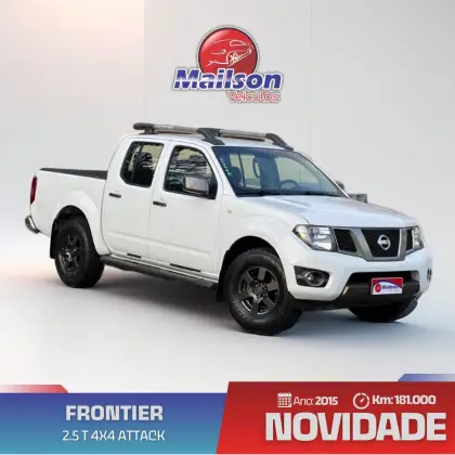 NISSAN FRONTIER 2.5 SV ATTACK 4X4 CD TURBO ELETRONIC DIESEL 4P MANUAL