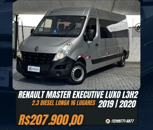 RENAULT MASTER 2.3 DCI DIESEL MINIBUS EXECUTIVE 16L L3H2 3P MANUAL