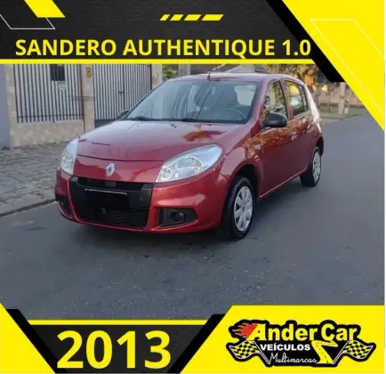 RENAULT SANDERO 1.0 AUTHENTIQUE 16V FLEX 4P MANUAL