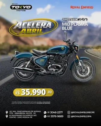ROYAL ENFIELD SHOTGUN 650 PLASMA BLUE 