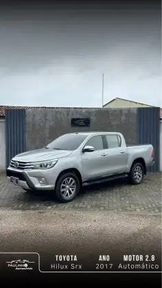TOYOTA HILUX 2.8 SRX 4X4 CD 16V DIESEL 4P AUTOMÁTICO TOYOTA HILUX 2.8 SRX 4X4 CD 16V DIESEL 4P AUTOMÁTICO