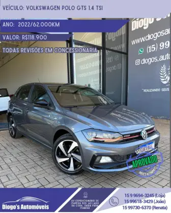 VOLKSWAGEN POLO 1.4 250 TSI GTS AUTOMÁTICO VOLKSWAGEN POLO 1.4 250 TSI GTS AUTOMÁTICO