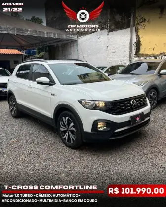 VOLKSWAGEN T-CROSS 1.0 200 TSI TOTAL FLEX COMFORTLINE AUTOMÁTICO VOLKSWAGEN T-CROSS 1.0 200 TSI TOTAL FLEX COMFORTLINE AUTOMÁTICO
