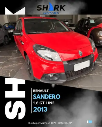 RENAULT SANDERO 1.6 GT LINE LIMITED FLEX 4P MANUAL