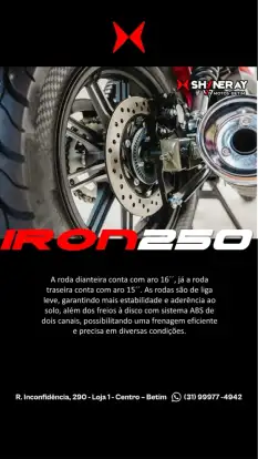 SHINERAY-IRON 250 SHINERAY-IRON 250-2025